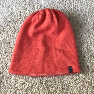 Peach The North Face beanie